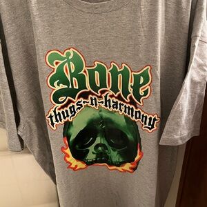 Gray Bone Thugs-n-Harmony Graphic T-Shirt